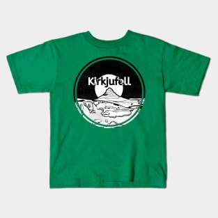 Kirkjufell Iceland Kids T-Shirt